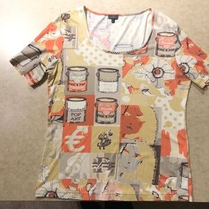 Dismero womens XL paint shirt